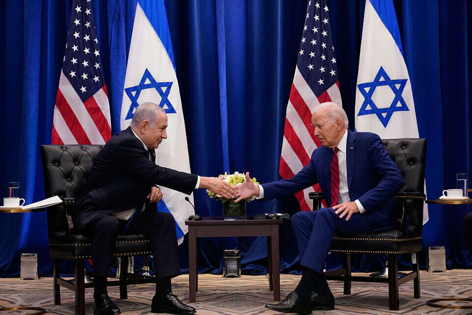 פגישת נתניהו ביידן