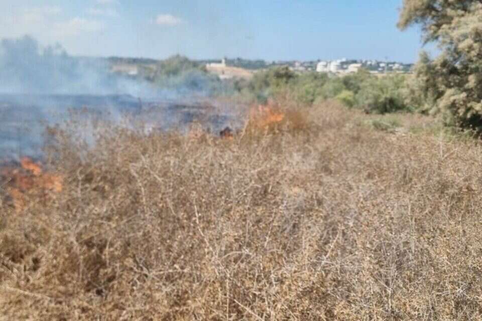 שריפות בעוטף עזה
