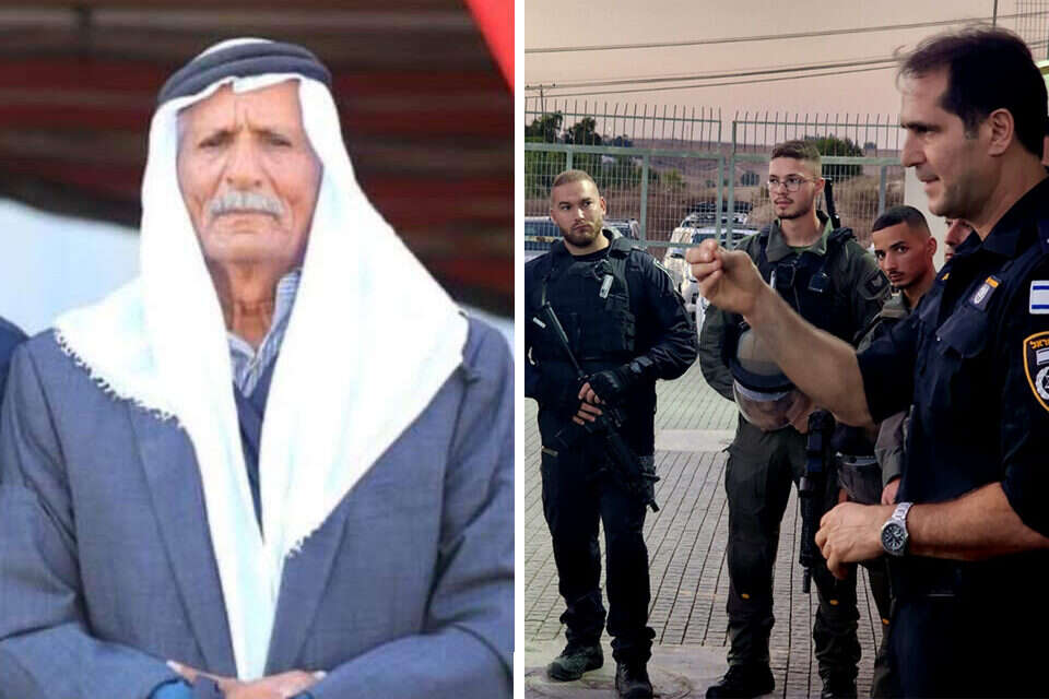 מפקד מג"ב ושוטריו לצד הנרצח , דוברות המשטרה