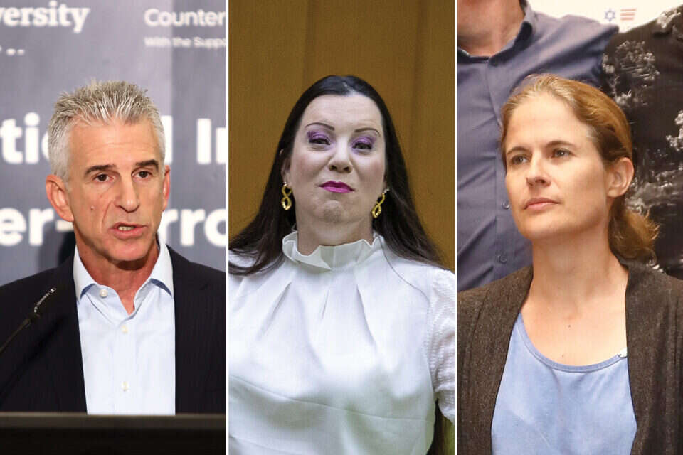 מימין: שקמה ברסלר, טלי גוטליב ודוד ברנע , גדעון מרקוביץ / אורן בן חקון