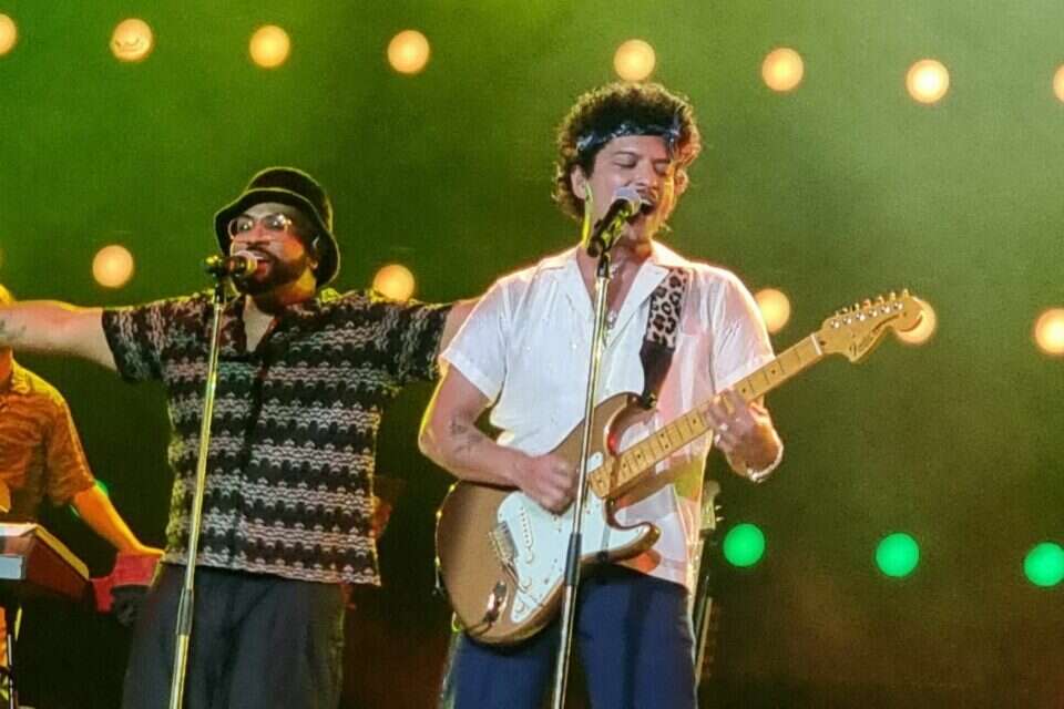 ברונו מארס בפארק הירקון , דויד גרנות