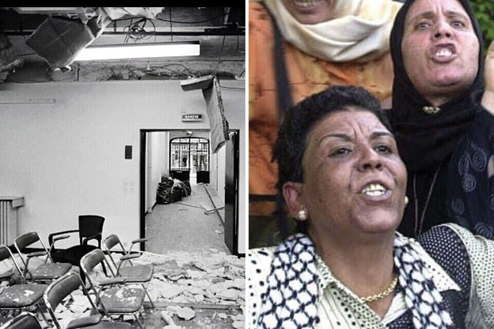 מרים אבו דקה וזירת הפיגוע בבית הכנסת בפריז
