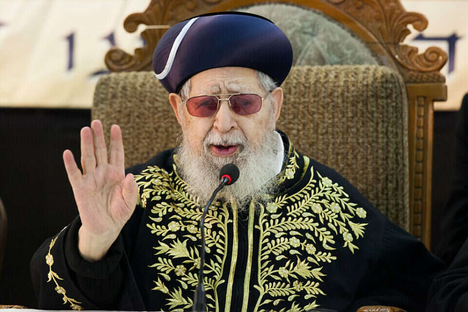 הרב עובדיה יוסף (ארכיון) , יונתן זינדל