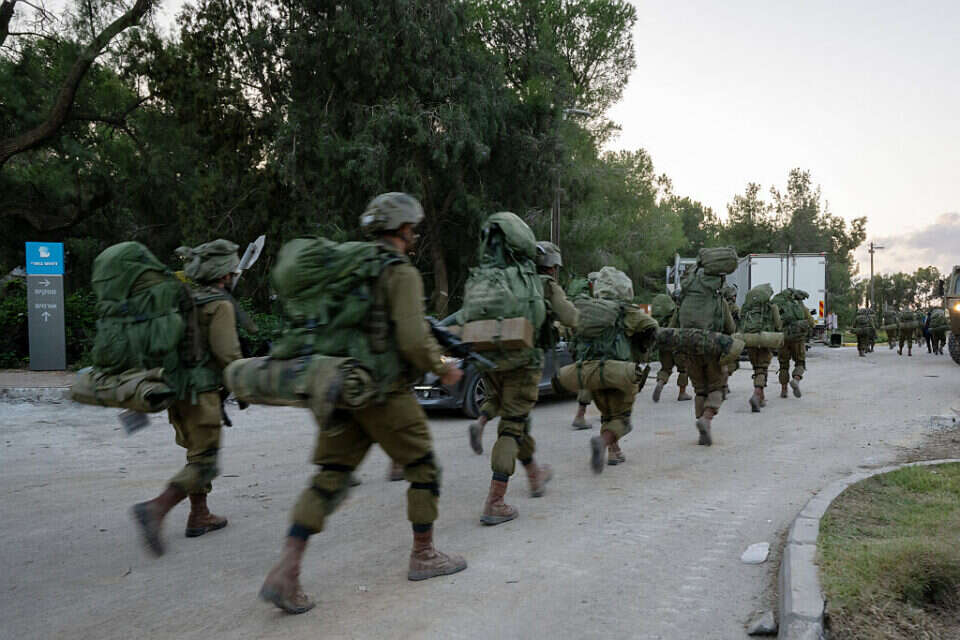 כוחות צה"ל בגבול עזה.
