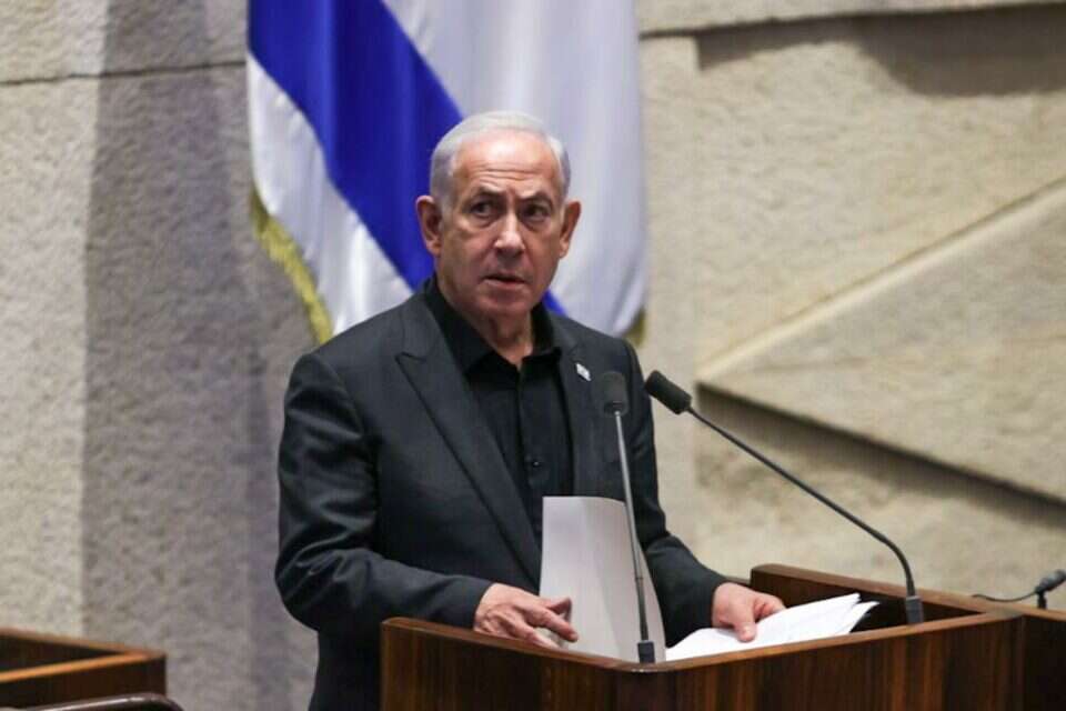 נתניהו בנאום הכנסת
