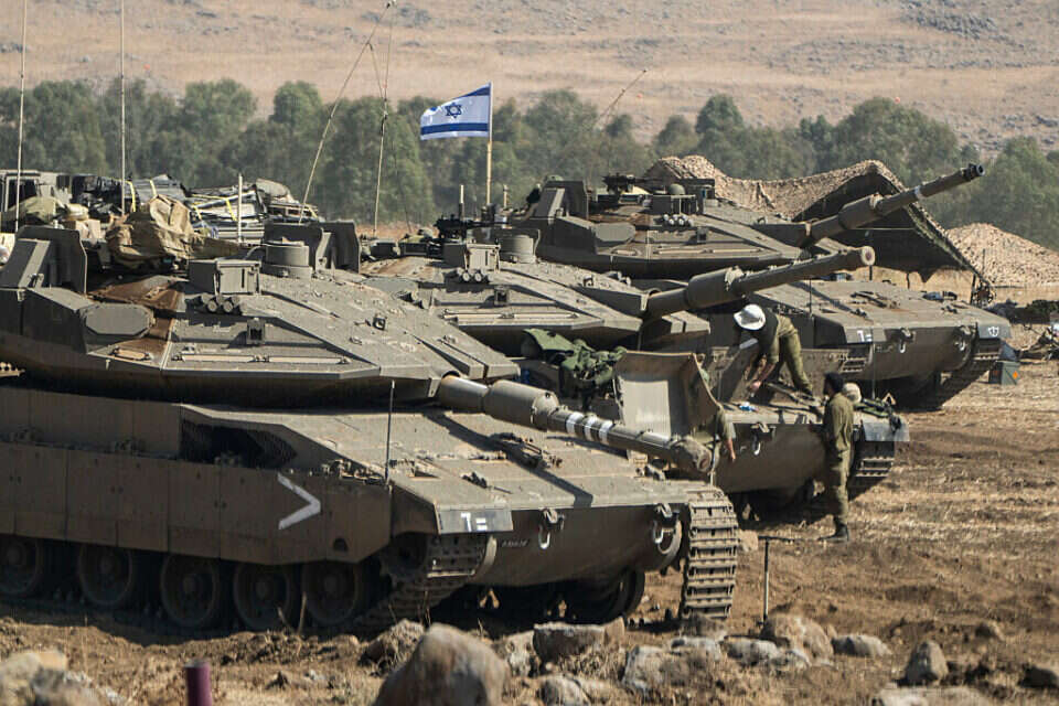 טנק צה"ל בגבול לבנון , איי.פי.