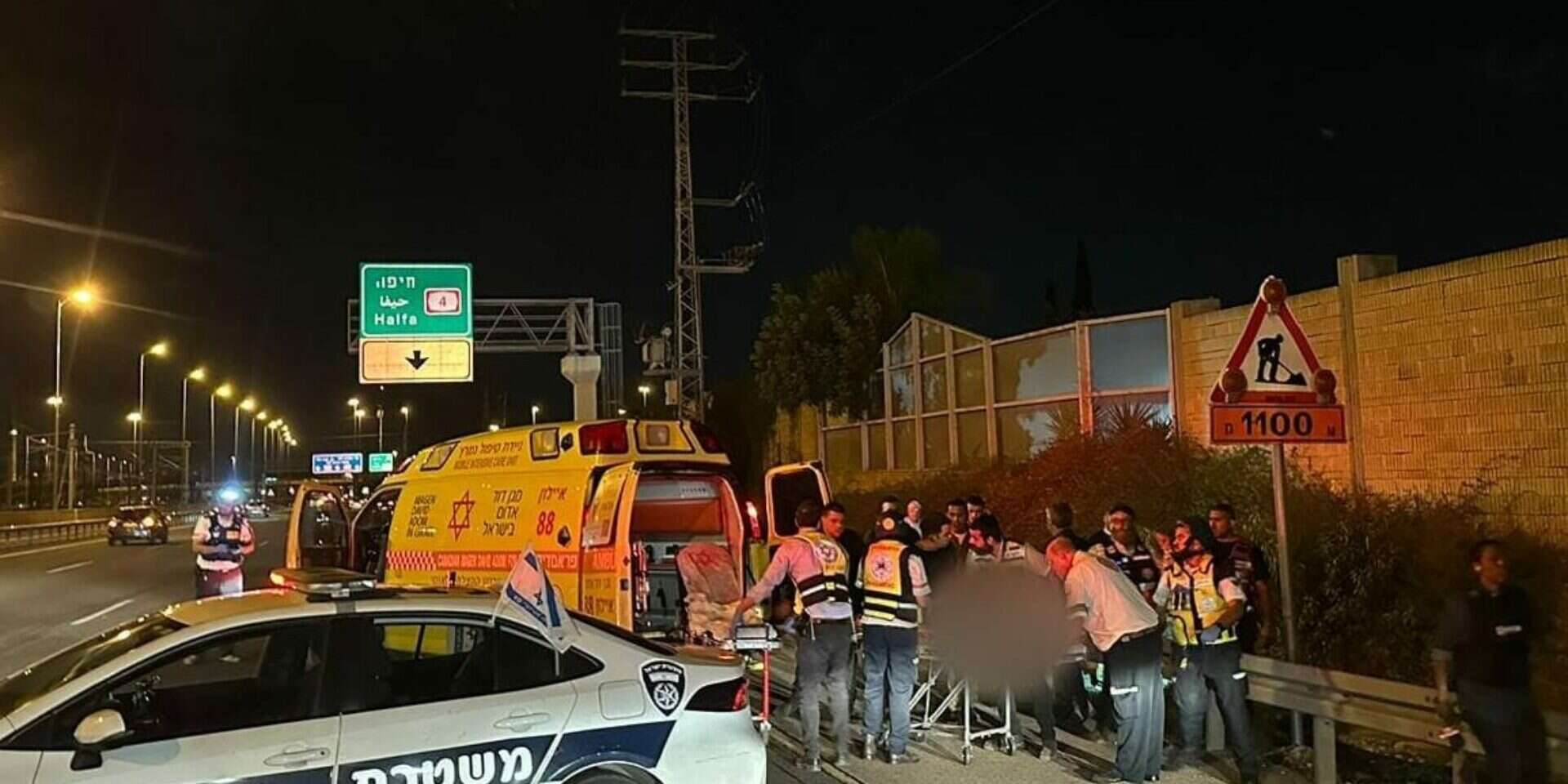 הצעיר פונה במצב קשה לבית החולים שיבא , תיעוד מבצעי מד"א