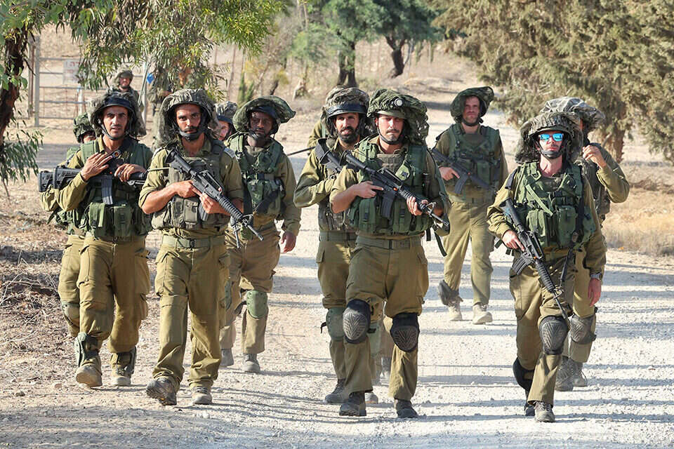 חיילי צה"ל סמוך לגבול עזה