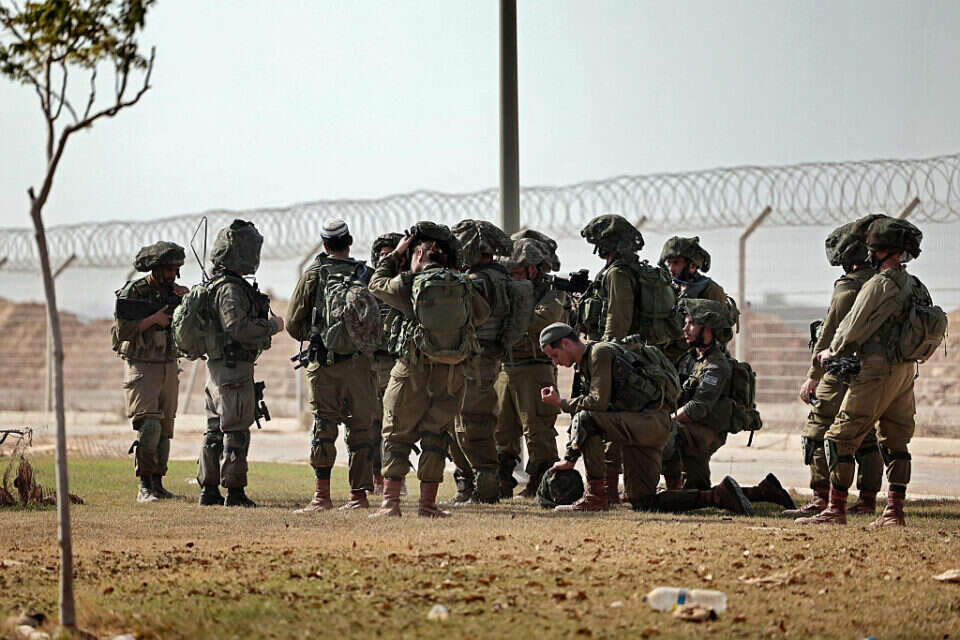 כוחות צה"ל סמוך לגבול עזה , איי.אף.פי