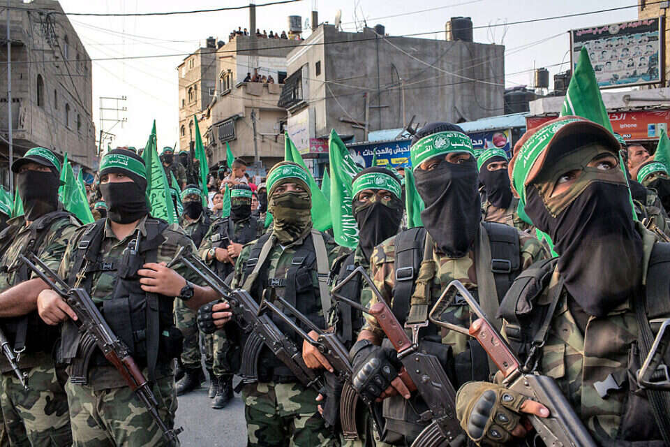 מחבלי חמאס בעזה , Getty Images