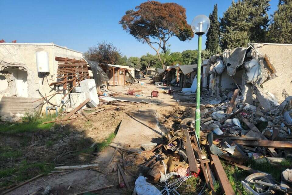 ההרס בכפר עזה, אחרי חדירת מחבלי חמאס , איליה יגורוב
