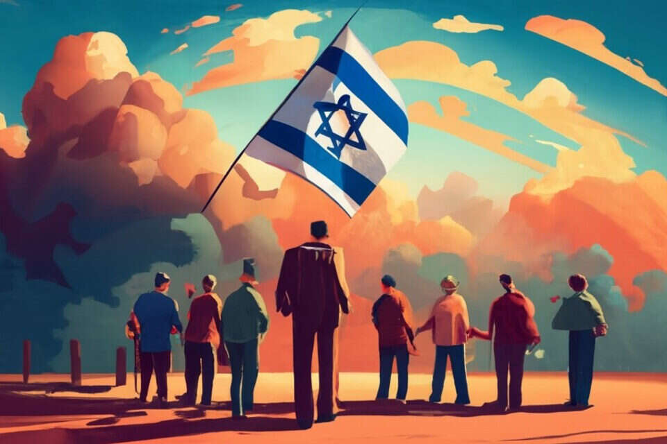 איור: פאולה רוזנברג, נעשה בעזרת בינה מלאכותית באתר Ideogram.ai ,