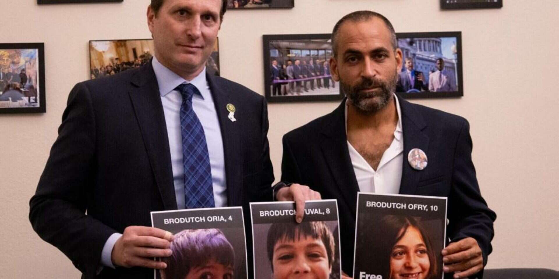 אביחי ברודץ׳ וחבר הקונגרס דניאל גולדמן , #freethechildrennow