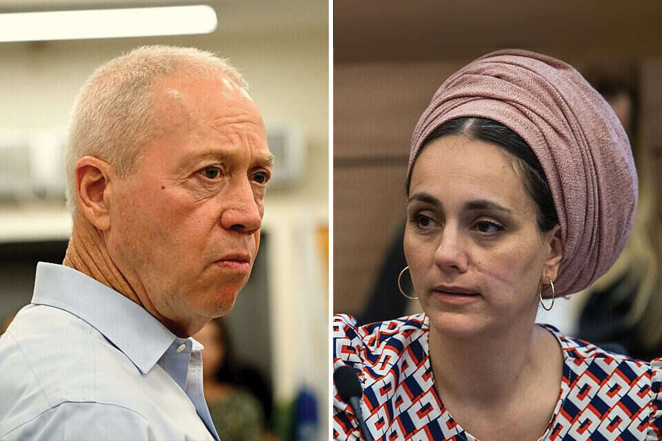 ח"כ סון הר-מלך ושר הביטחון יואב גלנט , אורן בן חקון, יוסי זליגר