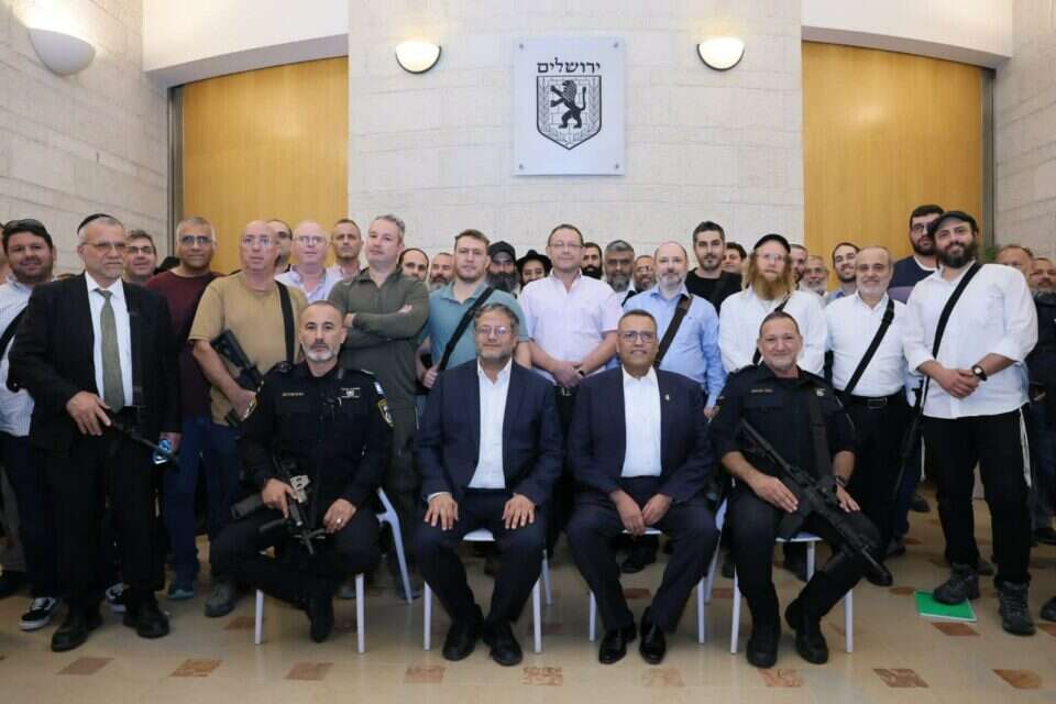 טקס השקת כיתת הכוננות בירושלים (ארכיון) , ארנון בוסאני