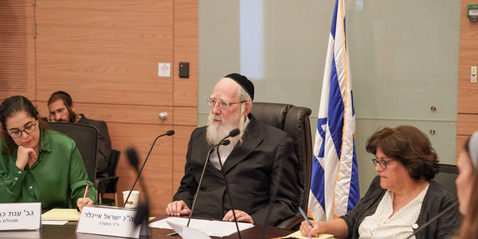 יו"ר הוועדה אייכלר בדיון, היום , דוברות הכנסת- דני שם טוב