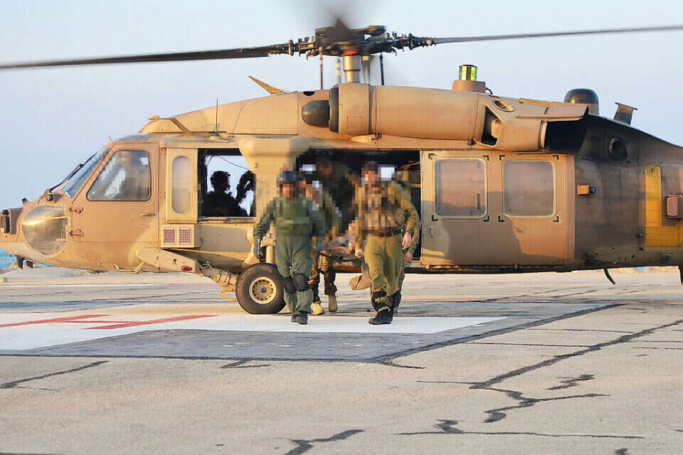 מסוק מפנה נפגעים לביה"ח רמב"ם , הרצי שפירא