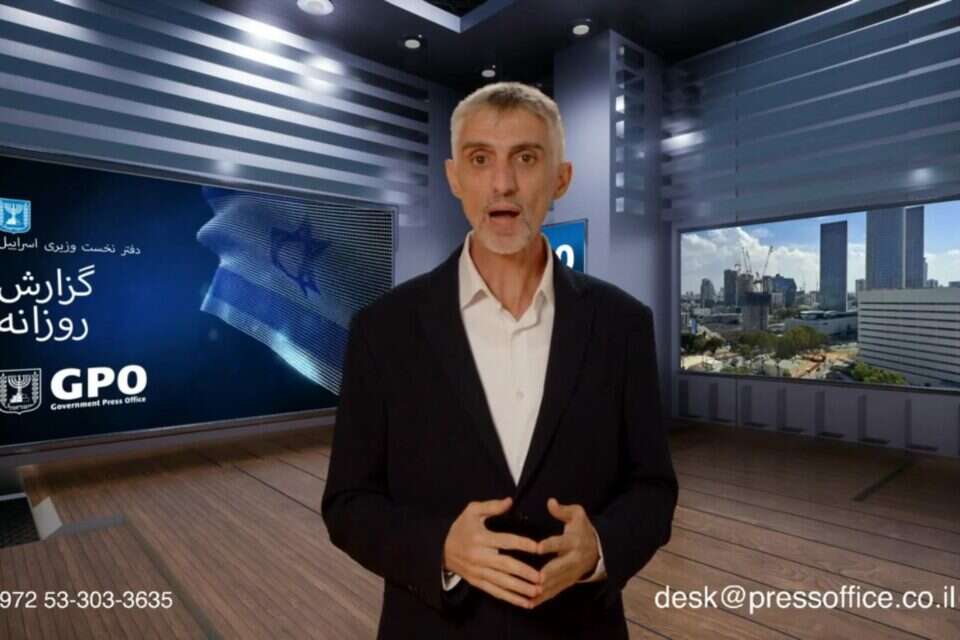 בן שבתי, ישראלי יליד איראן מגיש את התשדיר בפרסית , מתוך סרטון ההסברה בפרסית