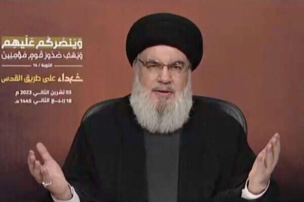 Nasrallah, aujourd'hui, Reuters