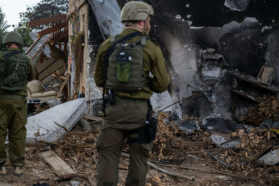 לוחמים בכפר עזה (למצולמים אין קשר לכתבה) , GettyImages