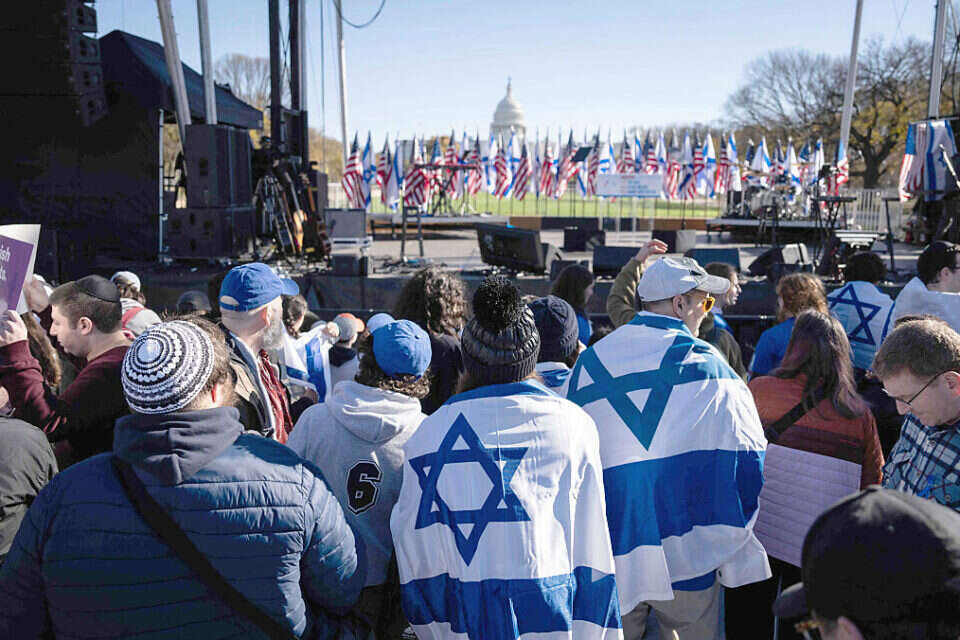 הפגנה מכבדת. מפגינים בארה"ב , GettyImages