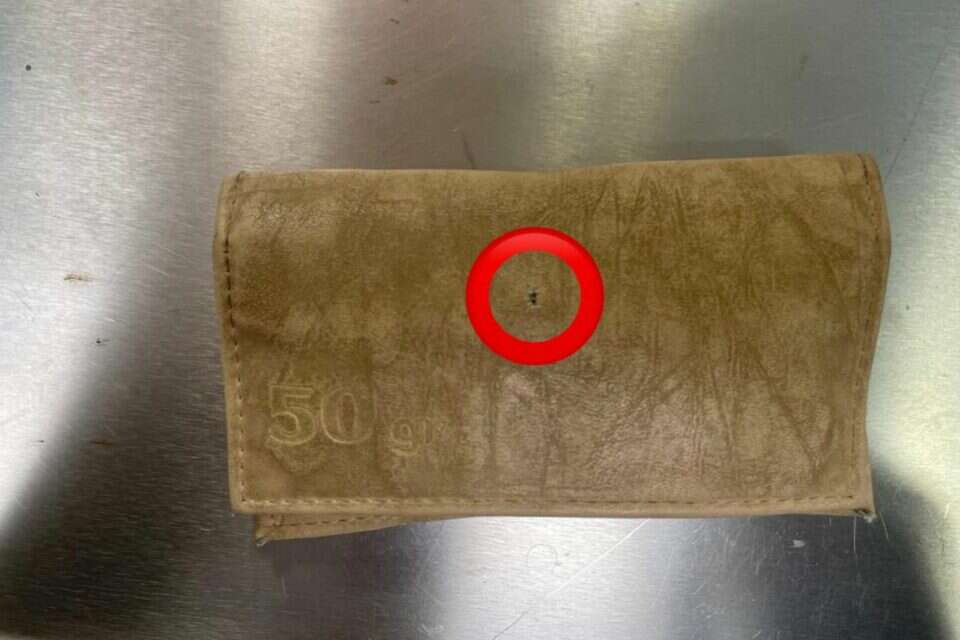 הכדור של המחבל נעצר בארנק , דוברות הדסה