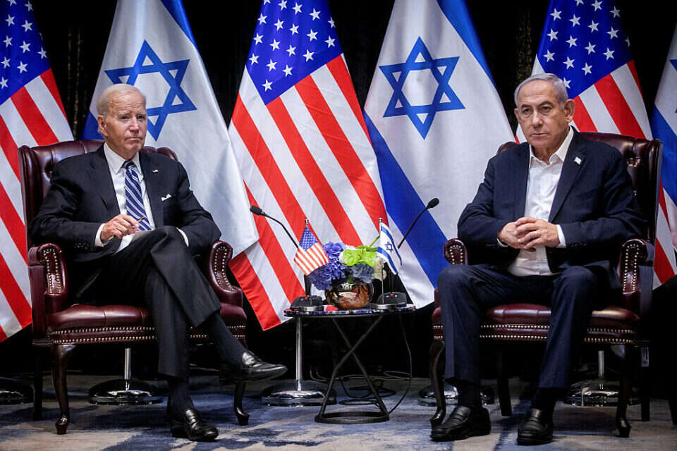 ביידן ונתניהו בישראל, אוקטובר 2023. נאום ה-Don't הפך לאייקוני , רויטרס