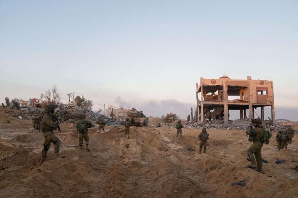 חיילי צה"ל בפאתי ג'באליה , דובר צה"ל