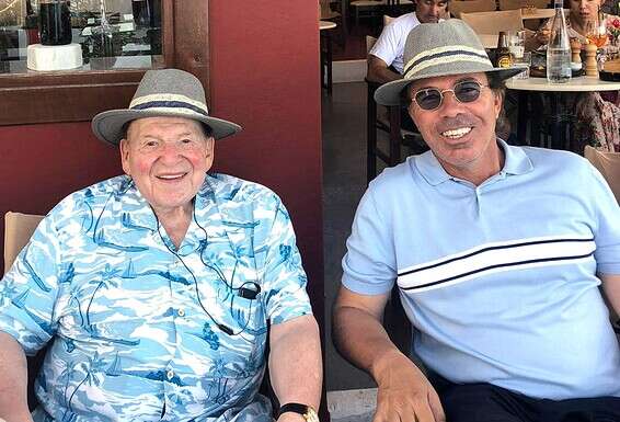 שלדון אדלסון ושרון אבן חיים