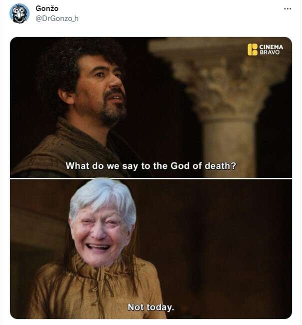 Les femmes âgées libérées de captivité à Gaza sont devenues des stars du réseau, d'après le Twitter de @DrGonzo_h