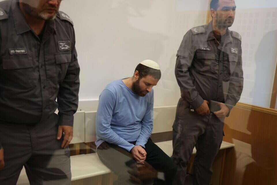 אמיר רז מקבל את גזר דינו בבית המשפט , יהונתן שאול