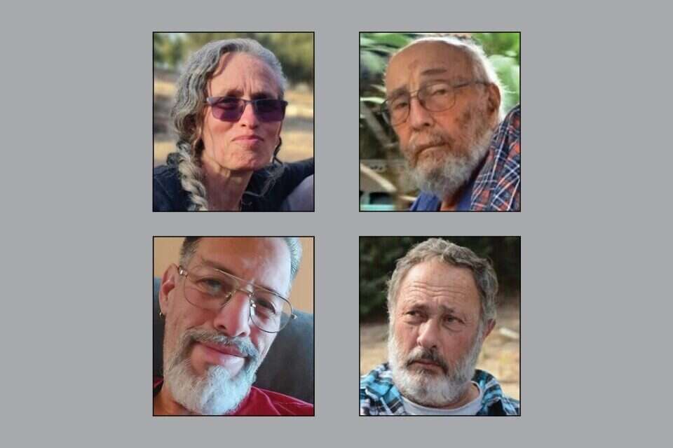 ארבעה מחברי קיבוץ ניר עוז שנחשבו לחטופים נרצחו ע"י החמאס , באדיבות המשפחות