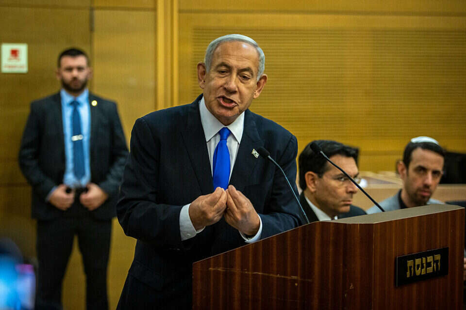 נתניהו בסיעת הליכוד (ארכיון) , אורן בן חקון