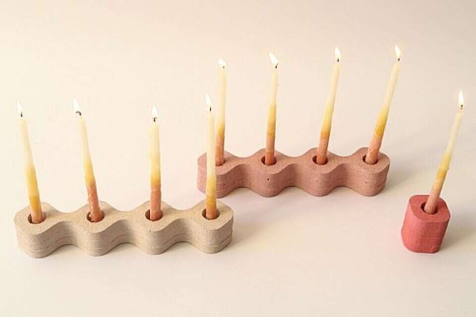 חנוכיית גלים, חנות מוזיאון ארץ ישראל תל אביב , granderdesigns