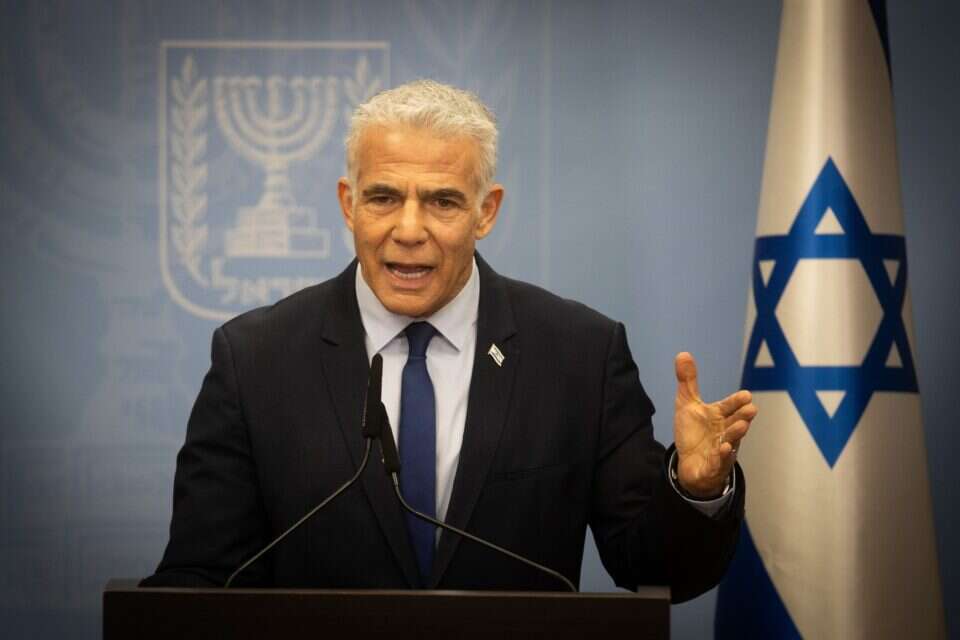 יו"ר האופוזיציה יאיר לפיד , אורן בן חקון