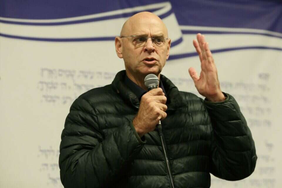 תיבון באירוע בכיכר החטופים , גדעון מרקוביץ'