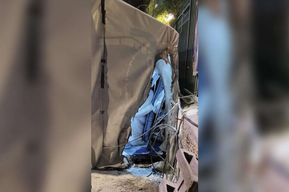 הנזק מהאש שפרצה במאהל משפחות הנרצחים והחטופים בירושלים , מאהל משפחות הנרצחים החטופים