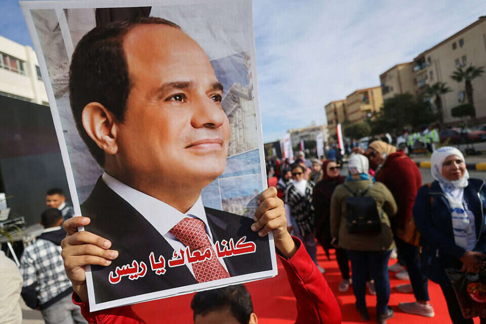 תומכי נשיא מצרים א-סיסי בקהיר , רויטרס