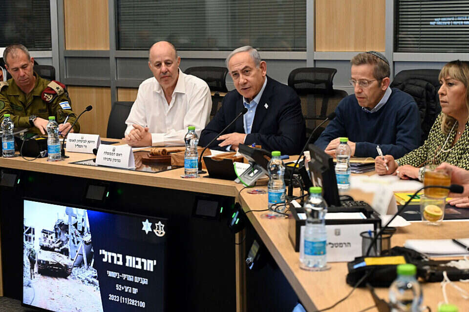 ראש הממשלה נתניהו בקבינט הביטחוני (ארכיון) , חיים צח/לע"מ