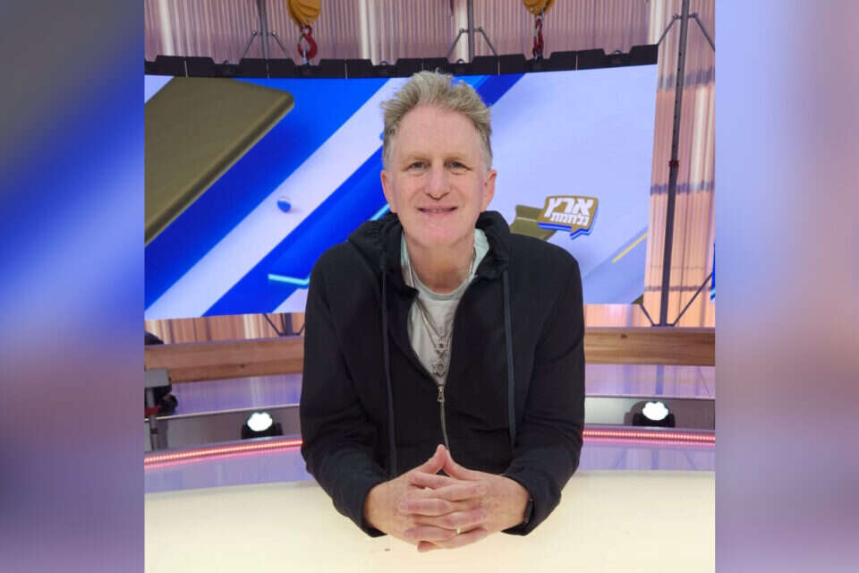 מייקל רפפורט באולפן "ארץ נהדרת" , קשת 12