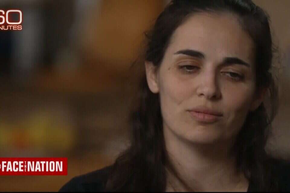 ירדן רומן-גת שחזרה משבי חמאס , "60 דקות", באדיבות סלקום TV