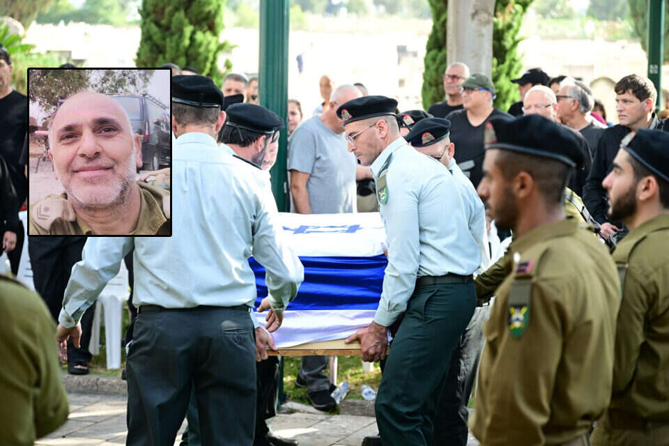 הלוויתו של רס"ב במילואים עזריה יחזקאל ז"ל ,