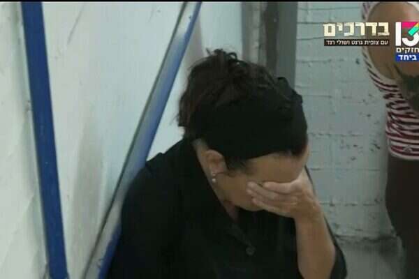 כואבת. צופית גרנט , צילום מסך, רשת 13