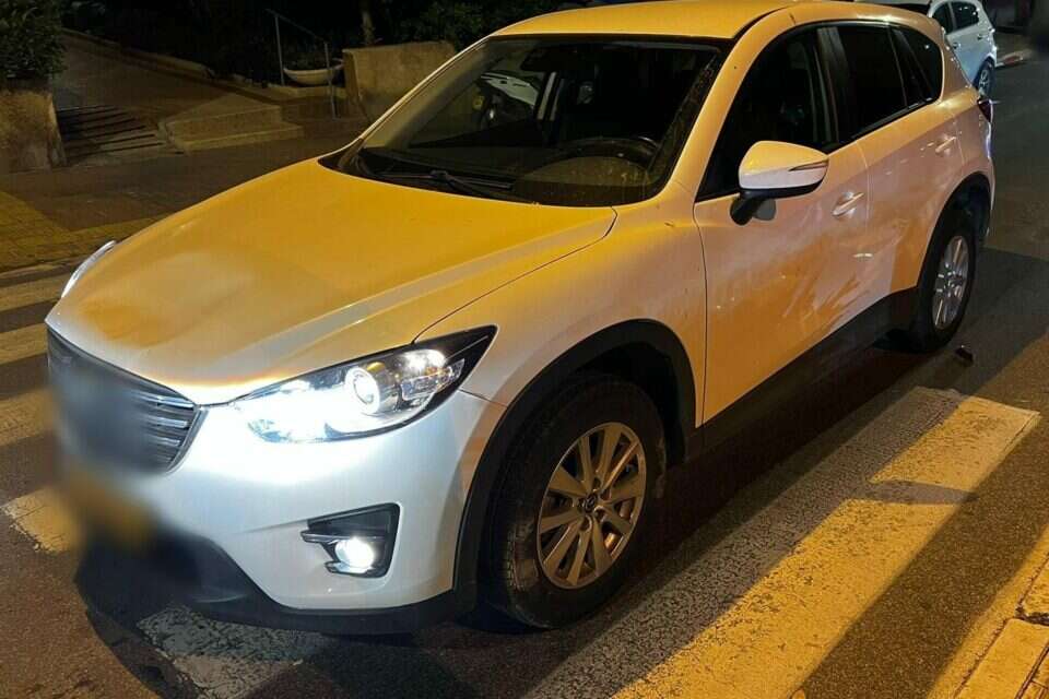 רכב גנוב. (לרכב אין קשר לכתבה) , דוברות המשטרה