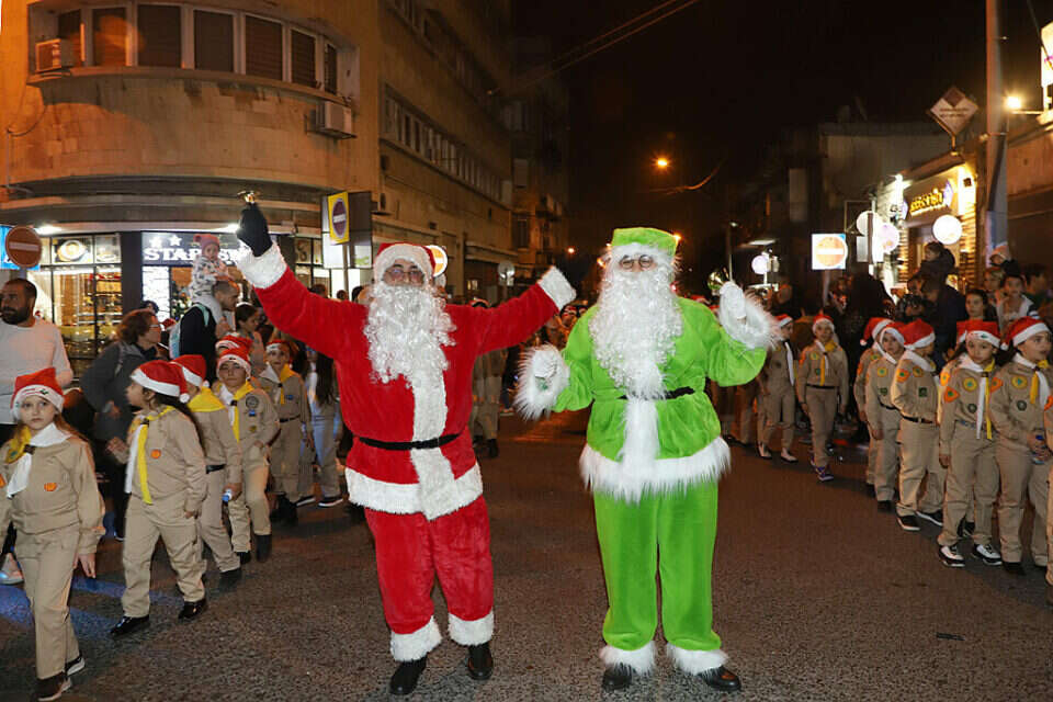 תהלוכת חג המולד בחברה הערבית בישראל, אשתקד , הרצי שפירא