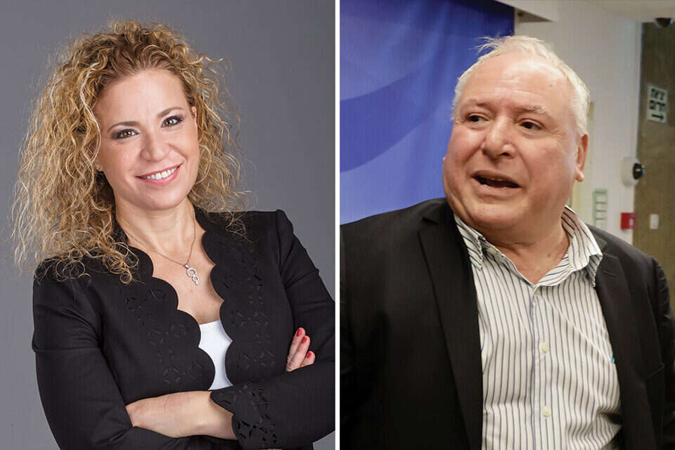 השר אמסלם ומיכל רוזנבוים , אלעד מלכה ומרק ישראל סלם