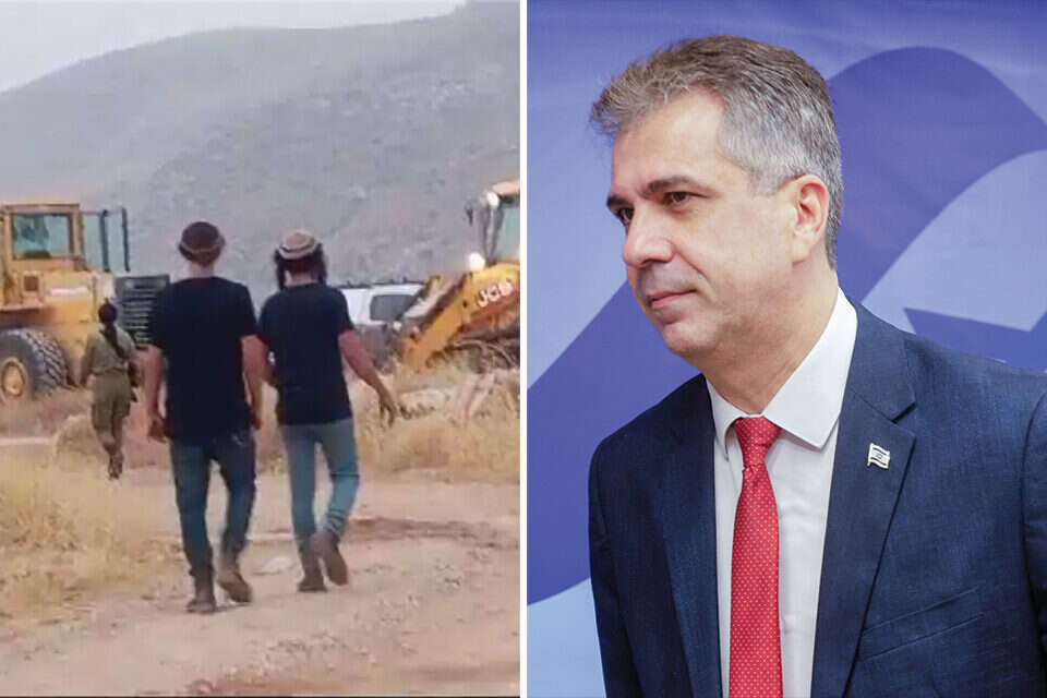 שר החוץ אלי כהן, מתיישבים ביו"ש (ארכיון)  , מארקס ישראל סלם
