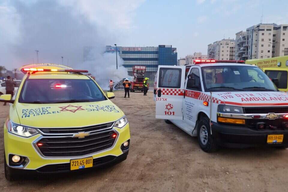 זירת ניסיון החיסול בנתניה , תיעוד מבצעי מד"א