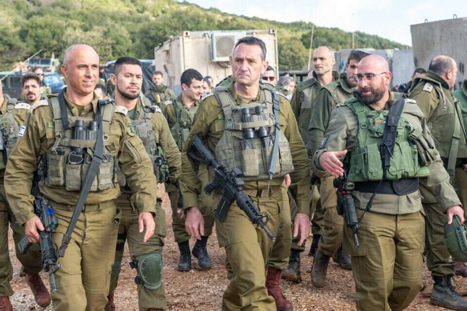 הרמטכ"ל הלוי בגבול הצפון , דובר צה"ל