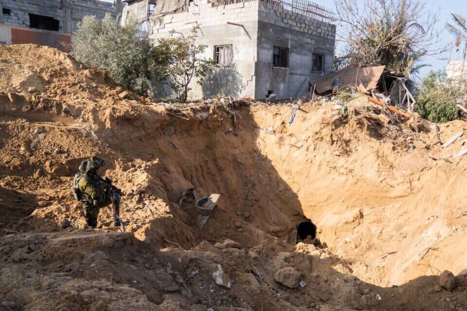 איתור פירי המנהרות והשמדת תוואי המנהרה במרכז רצועת עזה , דובר צה"ל